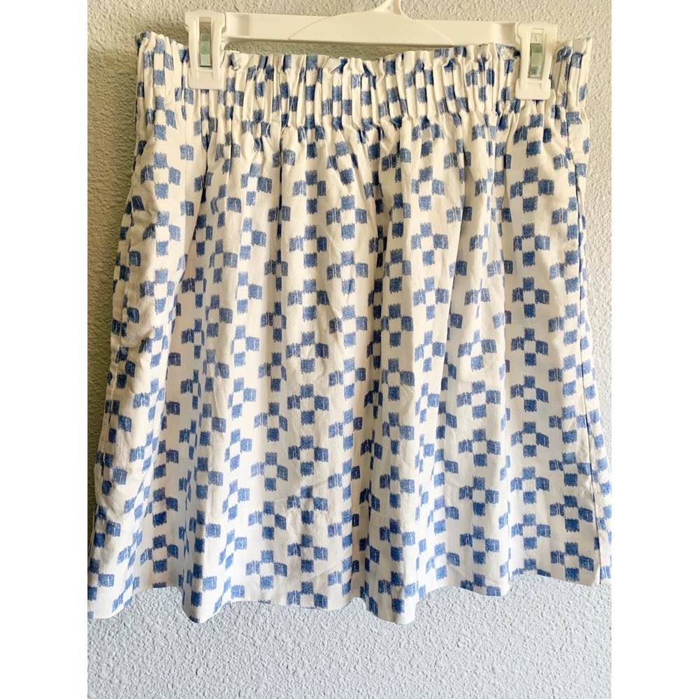 Madewell Women’s Blue Crosshatch Ikat Small